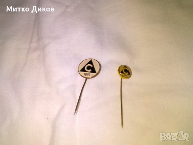 Значки на Славия, снимка 2 - Футбол - 29431747