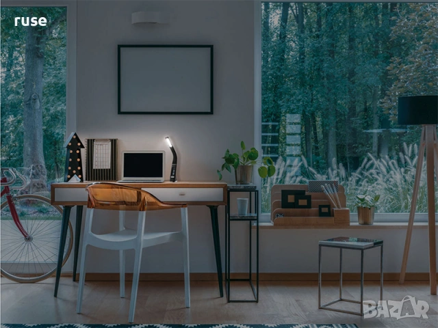 НОВИ! LED настолна лампа с будилник, календар, термометър, снимка 9 - Настолни лампи - 53935321