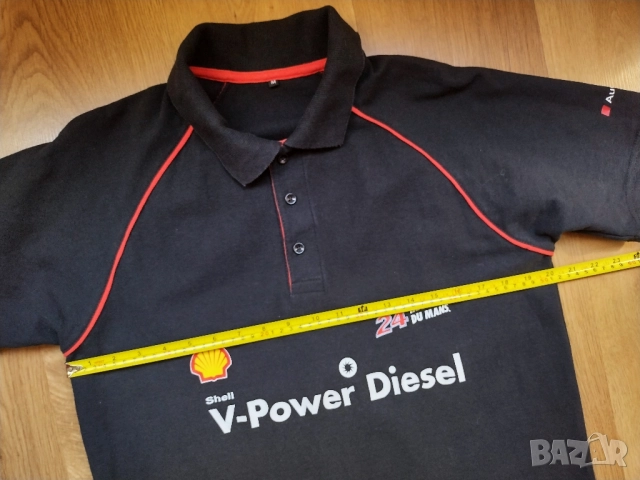 Audi Sport 24 Hours Le Mans Shel V-Power - мъжка тениска Ауди , снимка 8 - Тениски - 51711835