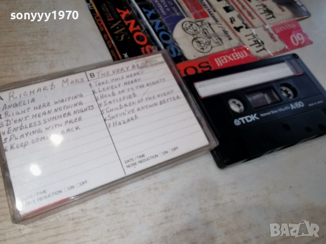 TDK A60 MADE IN JAPAN-RICHARD MARX 3112251939, снимка 16 - Аудио касети - 52945304