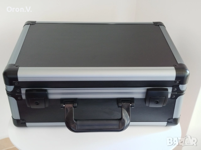 ⚫ BLACK 👁️‍🗨️👁️‍🗨️ FRIDAY⚫Алуминиев Куфар 380/260/160, снимка 2 - Нумизматика и бонистика - 52142038