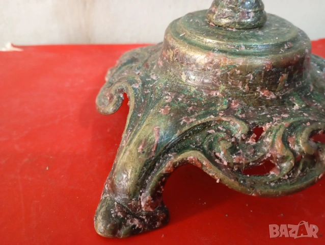 Свещник арт нуво, снимка 2 - Други ценни предмети - 54100035