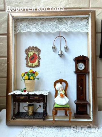 Красива 3д украса с миниатюри 