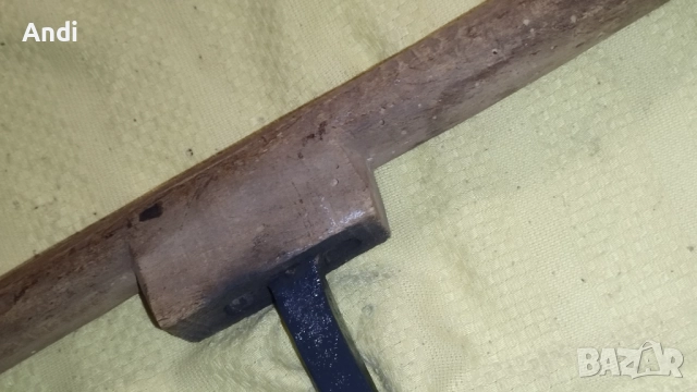 Дърводелски свредел от ковано желязо - ретро инструмент, маткап, снимка 9 - Бормашини - 52687912