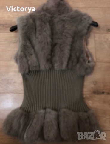 Дамски елек от естествена кожа, снимка 2 - Елеци - 31447257