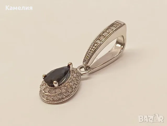 Руско злато. Висулка с брилианти , снимка 7 - Колиета, медальони, синджири - 55884435