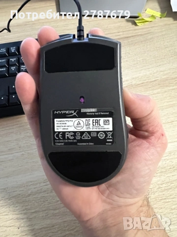 Геймърска мишка HyperX Pulsefire FPS Pro, снимка 2 - Клавиатури и мишки - 53232916