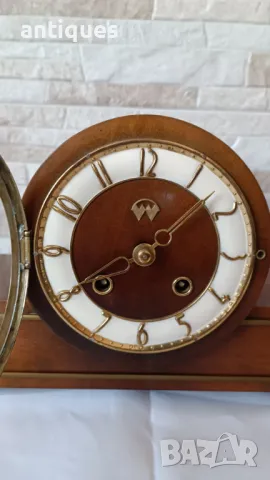 Стар каминен часовник - WEIMAR - Germany - Антика - 1970", снимка 7 - Антикварни и старинни предмети - 49083151