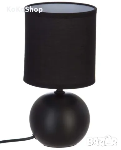  Черна нощна лампа-25х13 см./нощна лампа/настолна лампа