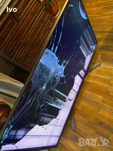 Smart TV - 50" LG 4K 50UN81003LB - счупен дисплей, снимка 2 - Телевизори - 56070879