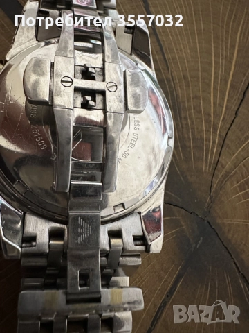 Мъжки часовник Emporio Armani AR6088 Tazio Chronograph (Оригинален), снимка 4 - Мъжки - 56247221