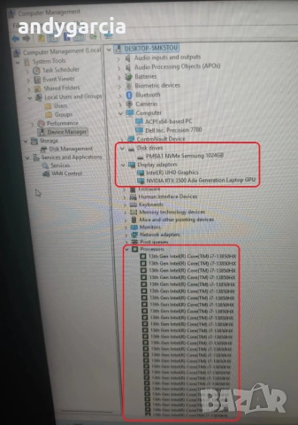 Dell Precision 7780/Core i7-13850HX/RTX Ada 3500 12GB/32GB RAM/1024GB SSD/17.3 FHD IPS 100% DCI-P3 , снимка 15 - Лаптопи за работа - 53268474