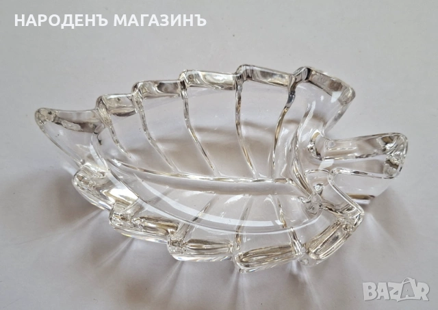 RCR - ITALY - НОВА кристална бижутерка купичка за бижута във формата на листо, снимка 7 - Други ценни предмети - 53916020