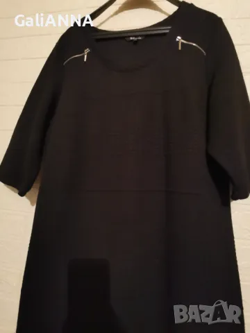 СТРАХОТНА РОКЛЯ/ТУНИКА С ЦИПОВЕ 2XL-3XL, снимка 4 - Рокли - 49732728