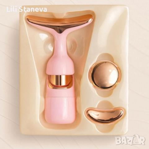 Лифтинг масажор 3-в-1 – против бръчки, стягане и подмладяване. , снимка 3 - Масажори - 52526918