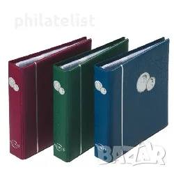 Leuchtturm NUMIS албум с 5 листа с касета, снимка 2 - Нумизматика и бонистика - 47828015