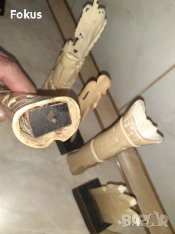 Лот фигури статуетки от кост, снимка 3 - Антикварни и старинни предмети - 53357281