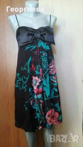 Кокетна рокля с панделка ПРОМОЦИЯ👗🍀S,S/M👗🍀арт.012, снимка 2 - Рокли - 29800422