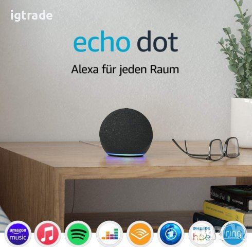 Echo Dot (4. Generation) - смарт колона на Амазон с Алекса, снимка 2 - Друга електроника - 40375838