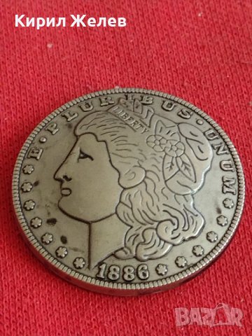 Много красиво голямо копче имитация на монета за колекция декорация битов кът 28404
