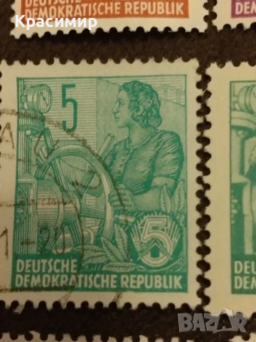 Пощенски марки ГДР.5 годишен план , снимка 15 - Филателия - 51359940