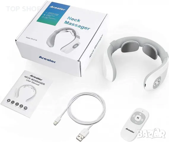 Масажор за врат и рамена с нагряване Neck Relax FE5718, снимка 3 - Масажори - 49105989