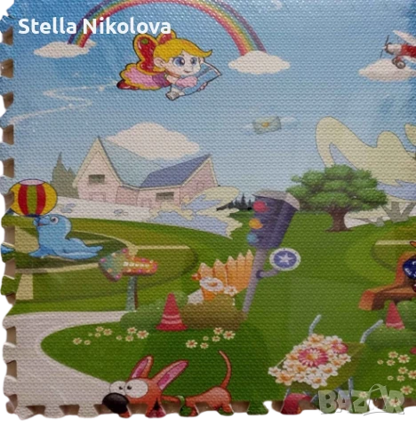 Голям Мек пъзел за под с весели картинки