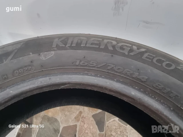 1бр лятна гума 165/70/14 HANKOOK L03553, снимка 2 - Гуми и джанти - 51257622