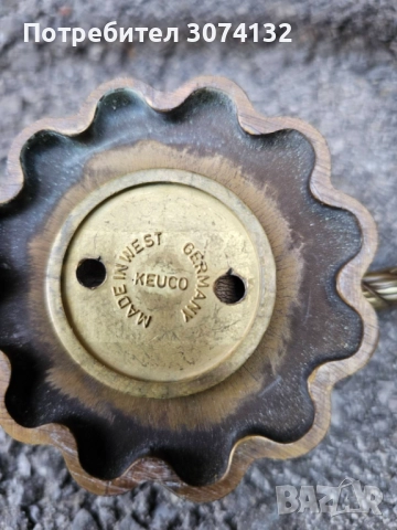 Масивен месингов сет за баня в перфектно състояние, снимка 2 - Други - 52902857