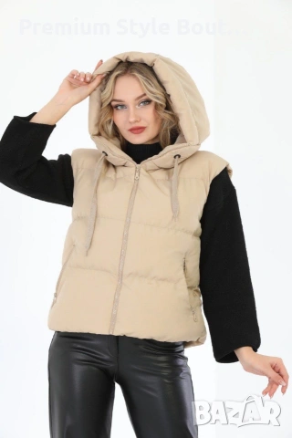 къс кожен елек , снимка 4 - Елеци - 54004052