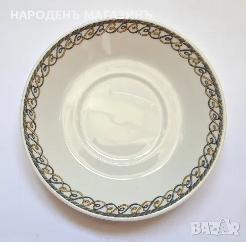 Немски порцелан сервиз плато поднос с дръжки чаша чиния сет за кафе две кани кана, снимка 16 - Други ценни предмети - 56241941