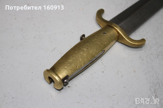 Интересен щик с бронзова дръжка . Английски?, снимка 6 - Антикварни и старинни предмети - 51453149