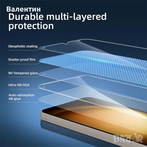 2бр. Samsung Galaxy S25 Ultra screen protector, снимка 3 - Калъфи, кейсове - 49319088