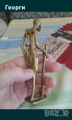 Бронзова статуетка-4, снимка 4 - Колекции - 50110096
