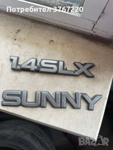 Sunny 1.4slx - надпис от автомобил