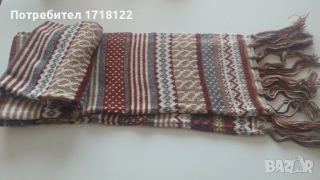Топъл зимен шал , снимка 3 - Шалове - 53139564