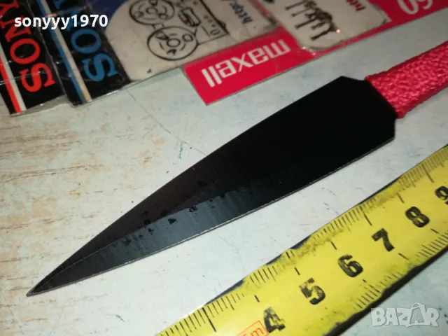 КАМА-НОЖ С ЧЕРВЕНА ОПЛЕТКА 1303250716, снимка 12 - Ножове - 49473586