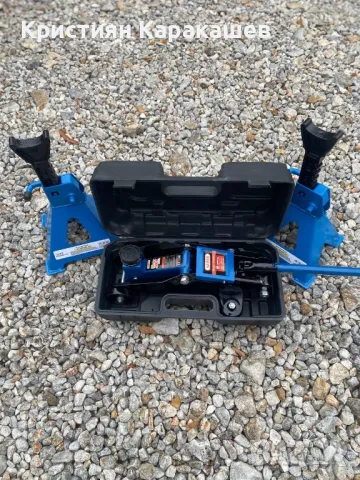 Крик крокодил 2 тона 135 - 320 мм + подарък 2бр. стойки за автомобил 3Т, снимка 1