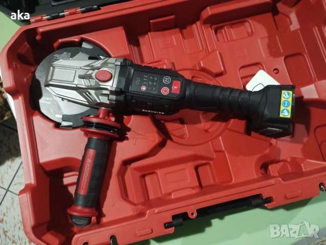 Ъглошлайф с плоска глава Parkside Performance PPWSFA 20-Li С4 -5г.гаранция, снимка 8 - Други инструменти - 52744217