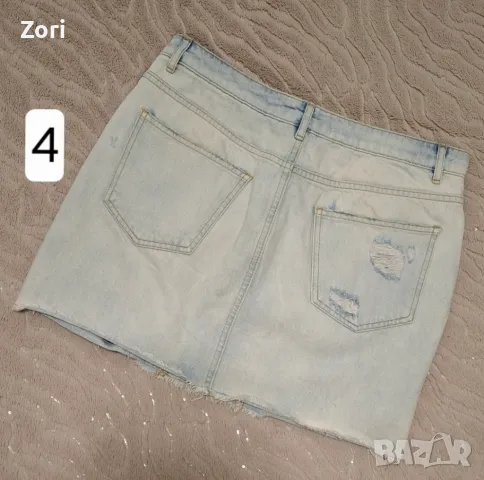 Дънкови поли , снимка 15 - Поли - 41435440