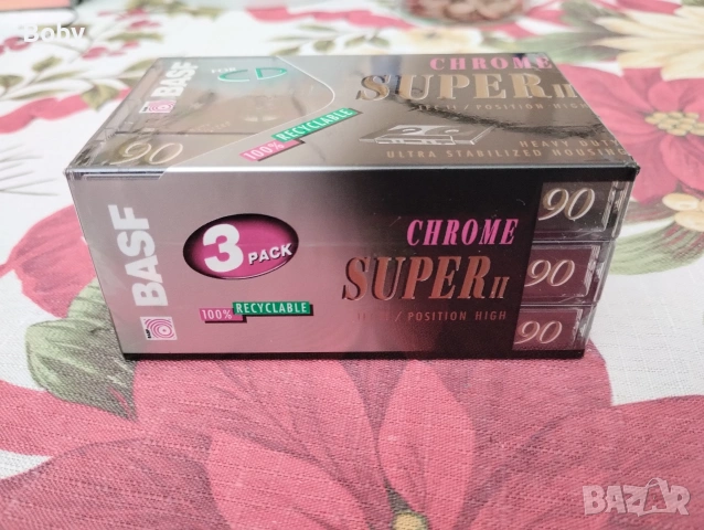 Нови аудио касети BASF Super Chrome II, снимка 7 - Аудио касети - 53072323