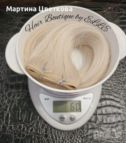 100% Естествена славянска коса + ПОДАРЪК, снимка 7 - Аксесоари за коса - 52536156