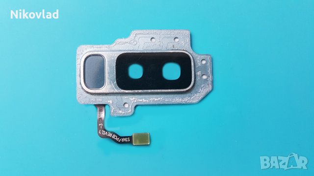 Стъкло за камера с ринг и пръстов отпечатък Samsung Galaxy S9+, снимка 1 - Резервни части за телефони - 37772009