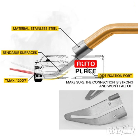 Приставка за поялник за лепене на пластмаса със заглаждащ ефект, снимка 4 - Аксесоари и консумативи - 53972879