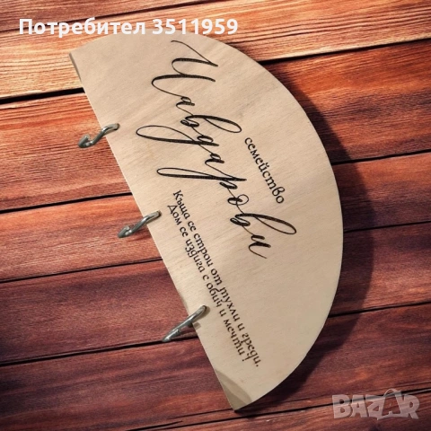 Табелка за врата или закачалка за ключове , снимка 6 - Други стоки за дома - 53247587