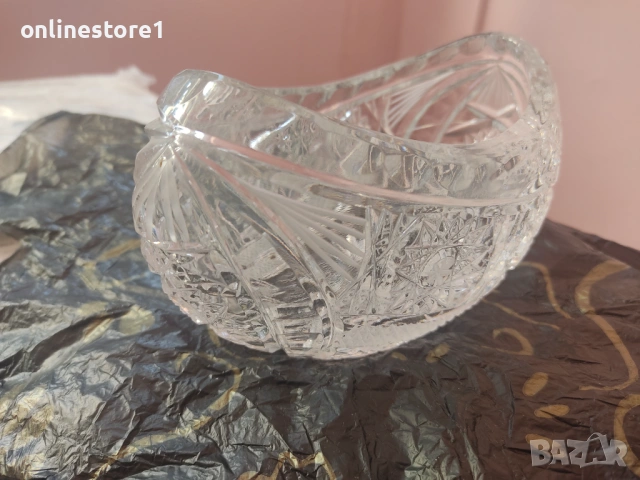 Бонбониера от оловен кристал Чехословакия , снимка 5 - Други - 53918368