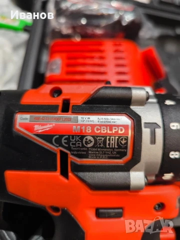 Винтоверт Milwaukee 18v M18 CBLPD  Бартер, снимка 3 - Винтоверти - 50819708