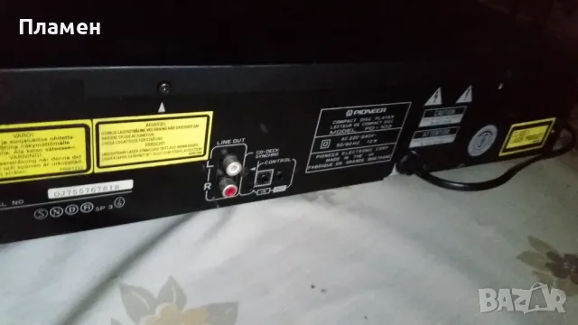 Pioneer PD-103 COMPACT DISC PLAYER, снимка 4 - Аудиосистеми - 48435929