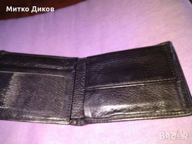 Портфейл Джи марков естествена кожа 115х90мм, снимка 4 - Портфейли, портмонета - 29753997