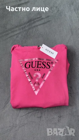 Блуза с дълъг ръкав и качулка Guess, с етикет, снимка 2 - Блузи с дълъг ръкав и пуловери - 55967983